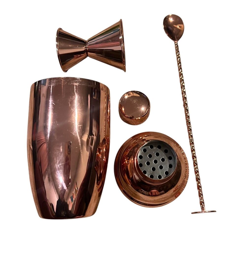 Copper Colored Bartender’s Shaker Set - Slightly Used